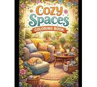 Cozy Spaces Coloring Book: Relaxing Rooms, Warm Corners & Comforting Interiors for Stress Relief