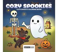 Cozy Spookies: Cute Ghost Coloring Book