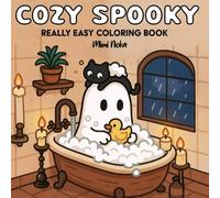 Cozy Spooky really easy coloring book