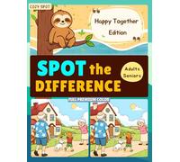 COZY SPOT-THE-DIFFERENCE: Large Print Visual Puzzle Activity Book for Adults, Seniors & Tweens | Fun Brain Boosters