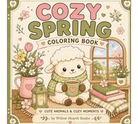 Cozy Spring Coloring Book: Cute Animals, Relaxing Scenes & Cozy Spring Vibes