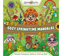 Cozy Springtime Mandalas: Detailed Pentagonal Patterns Coloring Book: Featuring Whimsical Figures for Relaxation, Perfect for Teens and Adults
