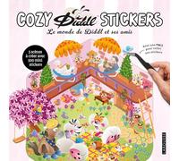 Cozy stickers Diddl - Le monde de Diddle et ses amis: 5 scènes à créer avec 500 mini stickers, avec 1 pince pour coller vos stickers