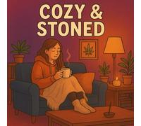 Cozy & Stoned: Entspanntes und einfaches Ausmalbuch für Erwachsene
