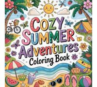 Cozy Summer Adventures Coloring Book: cozy summer adventures coloring book adults simple, cozy summer adventures color book women focus, cozy summer ... summer adventures coloring book teens simple