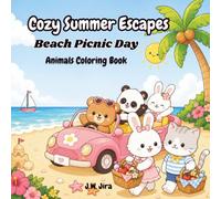Cozy Summer Escapes: Animals Coloring Book