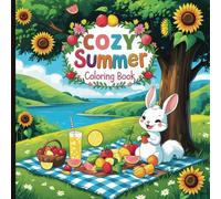 Cozy Summer Fun: Summer Coloring Book For All Ages