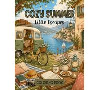 COZY SUMMER: Little Escapes - A Cozy Coloring Book