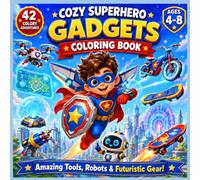 Cozy Superhero Gadgets Coloring Book