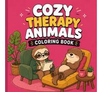 Cozy Therapy Animals Coloring Book