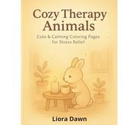 Cozy Therapy Animals: Cute & Calming Coloring Pages for Stress Relief