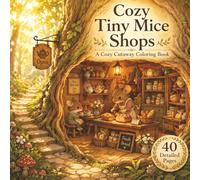 Cozy Tiny Mice Shops Coloring Book: A Cozy Woodland Coloring Book Featuring Cutaway Mouse Homes, Charming Shops, and Relaxing Scenes for Adults and Teens