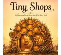 Cozy Tiny Shops Bold & Easy Coloring Book for Adults: 30 Tiny Handcrafted Shops Designs from One Magical Hidden Village