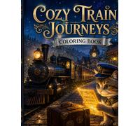 Cozy Train Journeys: Coloring Book