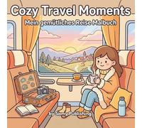Cozy Travel Moments - Mein gemütliches Reise Malbuch: 40 Ausmalbilder mit entspannten Reise- und Urlaubsszenen zum Abschalten und Wohlfühlen für Jugendliche und Erwachsene