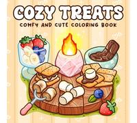 Cozy Treats: Bold and Easy Coloring Book for Adults and Teens Featuring Food and Drinks Designs for Relaxation and Comfy Times