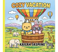 Cozy Vacation: Bold and Easy Coloring Book for Adults: Simple and Relaxing Travel-Themed Coloring Pages with Cute Scenes, Animals and Vacation Moments | 40 Single-Sided Designs