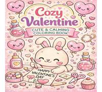 Cozy Valentine: Cute & Calming Coloring Book