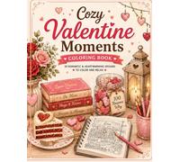 Cozy Valentine Moments Coloring Book: 30 Romantic & Heartwarming Designs for Relaxation, Self-Care, and Stress Relief: A Cozy Valentine’s Coloring ... Corners, Cute Animals, Flowers & Heartwarming