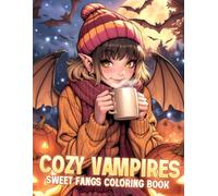 Cozy Vampires Coloring Book: Soft and Spooky Coloring Pages Filled with Vampire Life, Gothic Charm, and Relaxing Moments for All Ages