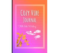 Cozy Vibe Journal - Fall Into Writing... with an Orange and Purple Gradient Cover: Wide Ruled Notebook for Notes and Journaling.