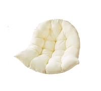Cozy Waterproof Hanging Egg Chair Cushion with Headrest & Armrests Plush Replacement Cover for Outdoor Swing Chair Hammock Seat Pillow - Ideal for Relaxation