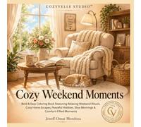 Cozy Weekend Moments: Bold & Easy Coloring Book for Adults Featuring Relaxing Weekend Activities, Slow Living, Peaceful Hobbies, Cozy Home Scenes, Stress Relief & Mindfulness