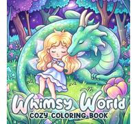 Cozy Whimsy World Coloring Book: Storybook Magic Coloring Pages Featuring Whimsical Creatures, Fairy Friends, Cozy Forests for All Ages to Enjoy & Unwind