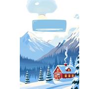 Cozy Winter Cabin Journal: Serene Snowy Hill Notebook with 100 Lined Pages, 6×9 Writing Journal: A Peaceful, Nature-Inspired Notebook for Reflection, Writing, and Everyday Notes