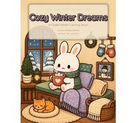 Cozy Winter Dreams: Bold and Easy Winter Coloring Book for Adults and Teens - 40 Cute Kawaii Single-Sided Pages of Snowflakes, Hot Cocoa and Cozy Scenes for Stress Relief (Cozy Dreams Coloring Series)