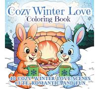 Cozy Winter Love Coloring Book: Cute Critter Couples in Romantic Winter Scenes - Cozy and Fun Coloring Pages for Teens and Adults