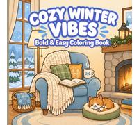 Cozy Winter Vibes: Bold & Easy Coloring Book for Kids