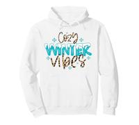 Cozy Winter Vibes Natale Neve Ghiaccio congelato Freddo Felpa con Cappuccio