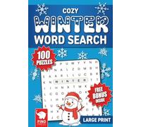 Cozy Winter Word Search for Adults Large Print: Holiday Christmas Word Search Collection | Cozy Brain-Boosting Activities for Seniors & Peaceful Quiet-Time Fun