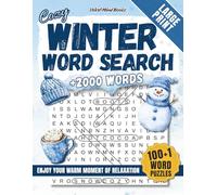 Cozy Winter Word Search: Word Find Puzzle Book for Adults, Seniors and Teens - A relaxing gift for stress relief during your winter holidays