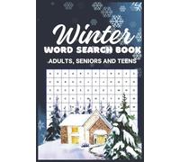 Cozy Winter Word Search: Word Searches with Easy to Read Print about Snow, Frost and More | 6x9 inches, 111 pages | 50+ Puzzles ... Gifts for Vacations, Holiday, Birthdays and Free Times