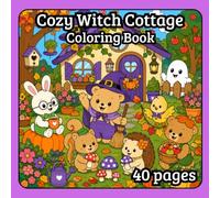 Cozy Witch Cottage: A Cozy Halloween and Autumn Coloring Adventure