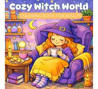 Cozy Witch World: Adorable Magical Moments Coloring Book For Adults, Teens: Sweet Witchy Illustrations, Hygge & Comfy Magic Fantasy Vibes