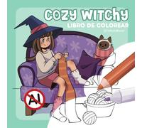 Cozy Witchy Libro de colorear: Libro de colorear cozy con retos creativos