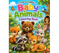 Cozy Woodland Baby Animals Colouring Book