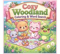 Cozy Woodland Coloring & Word Search