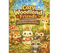 Cozy Woodland Friends: Charming Forest Animals for Relaxing Coloring & Cute Creative Fun
