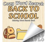 Cozy Word Search: Back-to-School Coloring Word Search Book