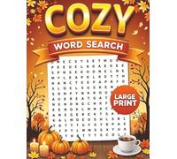 Cozy Word Search Book for Adults Large Print Puzzle: Big Word Find Puzzles for Adult & Seniors To Keep Mind Busy, Activity Games for Men Women Stress Relief