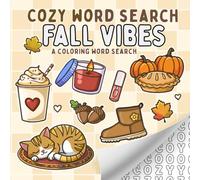 Cozy Word Search: Fall Vibes, A Comfy & Cute Colouring Word Search Puzzle for Adults, Teens and Kids (Cute Coloring Word Searches) Cozy girl