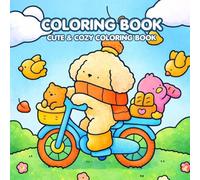 Cozy World: A Relaxing Coloring Book: Super Cute Coloring Pages for Relaxation, Featuring Charming Animal Scenes and Whimsical Spaces for Adults & Teens