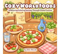 Cozy World Foods: A Relaxing Coloring Journey Through Global Cuisine
