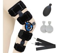 Cozyara Tutore Ginocchio Post Operatorio Regolabile con Cerniera ROM - Ginocchiera Ortopedica di Stabilizzazione e Immobilizzazione per Artrosi, Menisco Lesionato, Lesioni LCA LCP, Adulti