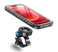 Cozycase Supporto Bici Moto Per iPhone 12 Mini Impermeabile - Metallo/Alluminio Porta Cellulare/Telefono/Navigatore Manubrio Mtb/Bicicletta Monopattino Elettrico Ebike Scooter Mountain Bike Waterproof