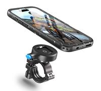 Cozycase Supporto Bici Moto Per iPhone 14 Impermeabile - Metallo/Alluminio Porta Cellulare/Telefono/Navigatore Manubrio Mtb/Bicicletta Monopattino Elettrico Ebike Scooter Mountain Bike Waterproof
